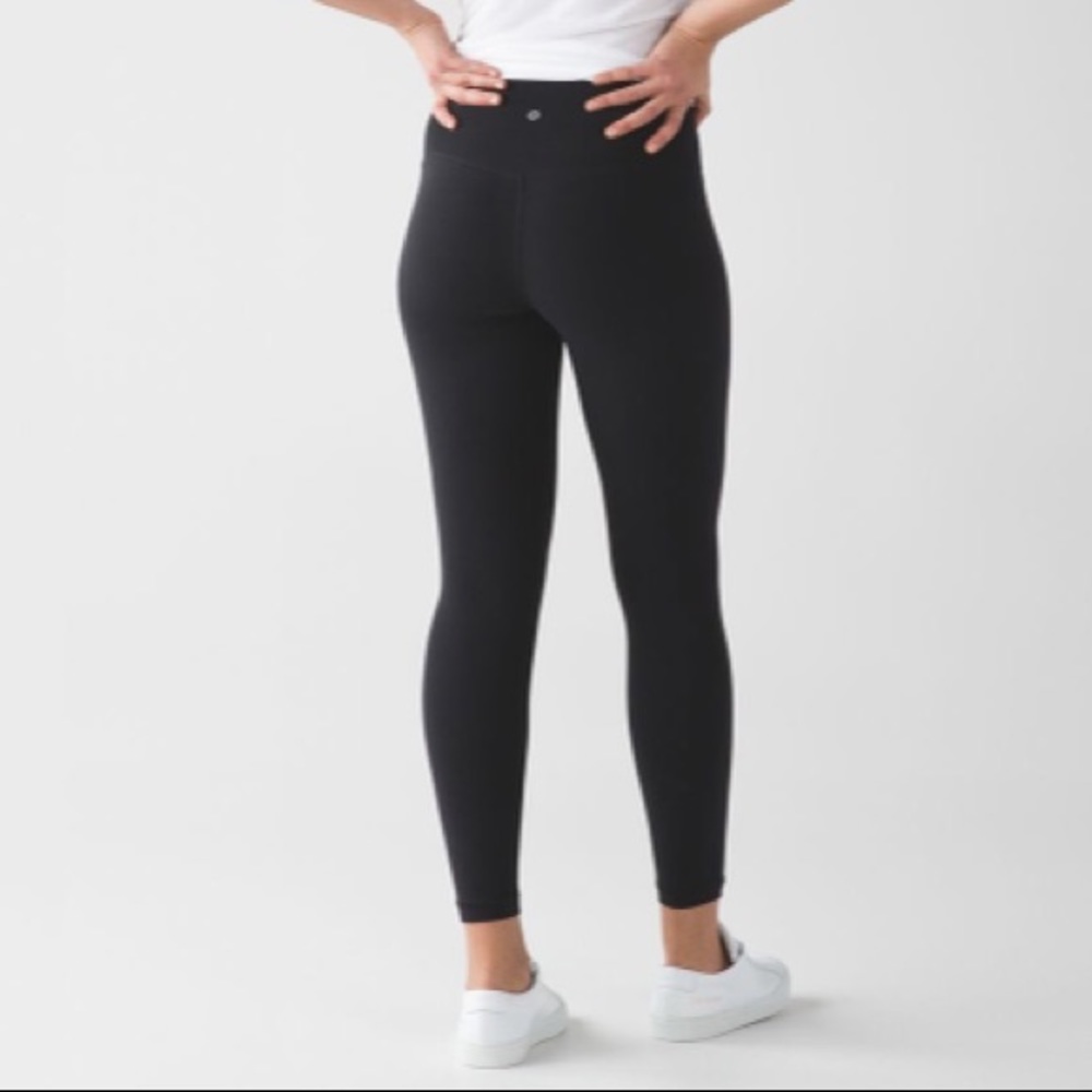 Black Lululemon Leggings Size 2